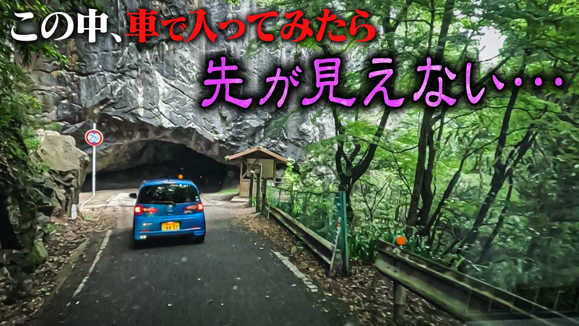 岡山のスーパースター？▼真っ赤な集落▼すごい形のトンネル