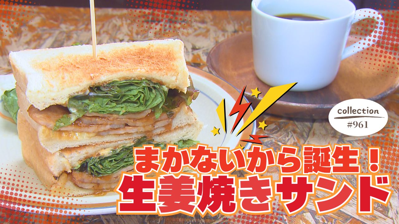 生姜焼きが入った！サンドイッチモーニング【東海３県・モーニングにメ～ロメロ！】Collection No.９６１